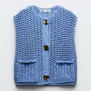 NWT Zara Chunky Knit Vest